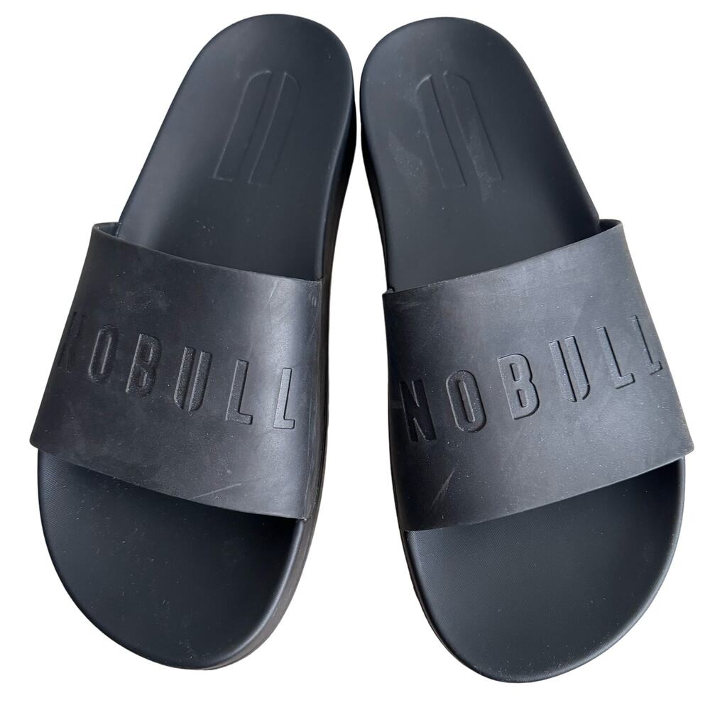 Nobull Black Recovery Slides Men’s Size 11 Women’s 12.5